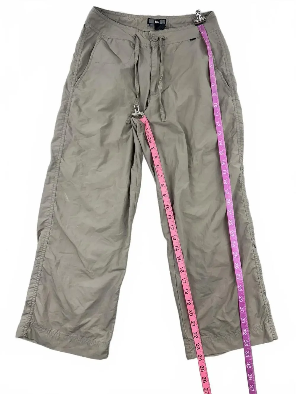 Gorpcore REI Beige Drawstring Pants